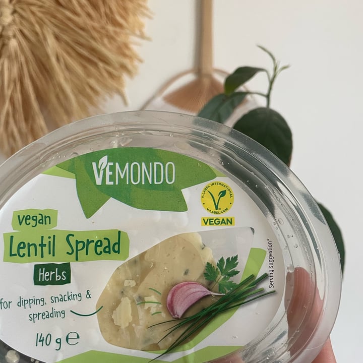 photo of Vemondo Lentil Spread Herbs shared by @violetta13 on  06 Jan 2025 - review