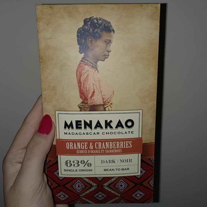 photo of Menako stecca di cioccolato all'arancia shared by @bdpveg on  28 Jul 2025 - review