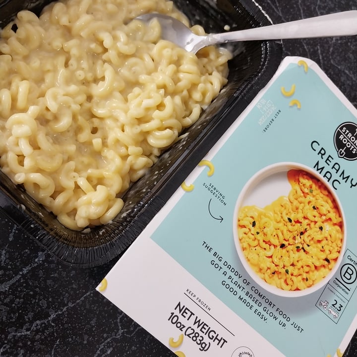 photo of Strong Roots creamy mac ready meal shared by @ohgeorgia on  28 Apr 2024 - review