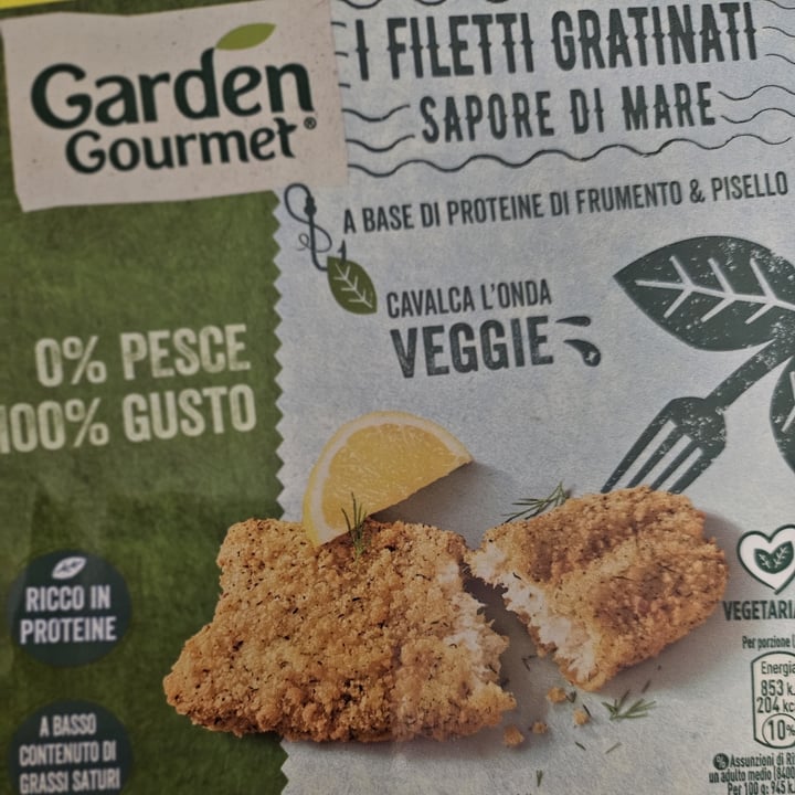 photo of Garden Gourmet i filetti gratinati sapore di mare shared by @lavinia88 on  18 Jan 2024 - review