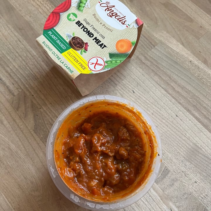 photo of De Angelis Pasta Fresca sugo fresco con beyond meat shared by @alessiof91 on  06 Dec 2023 - review