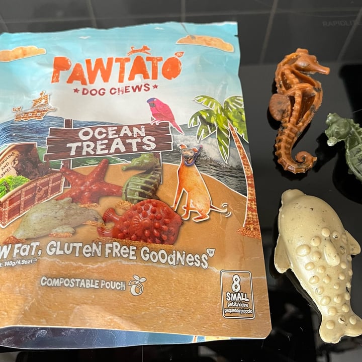 photo of Pawtato Dog chews Ocean treats shared by @yukipookie on  06 Apr 2024 - review