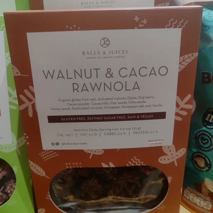 photo of Balls & Juices Walnut & Cacao Rawnola shared by @littleredmushroom on  14 Sep 2025 - review