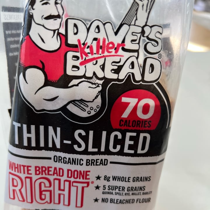 Dave's Killer Bread Thin sliced white bread Review abillion