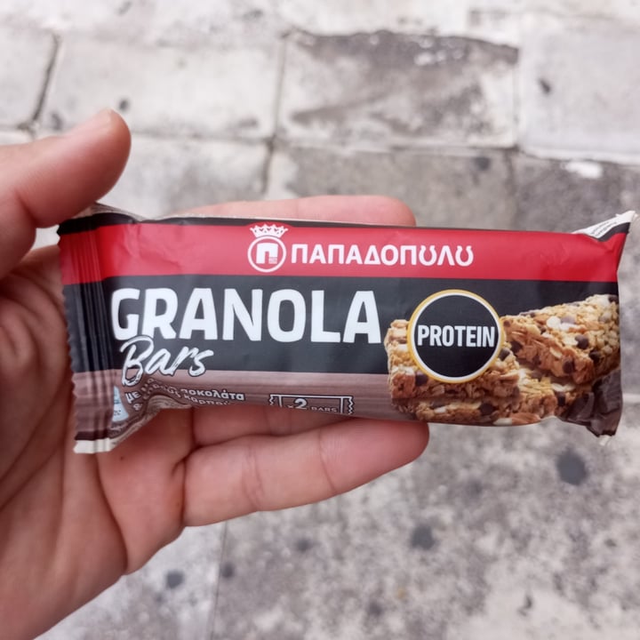photo of Παπαδοπούλου Granola Bars Protein Με Μαύρη Σοκολάτα Και Ξηρούς Καρπούς shared by @alexdaper on  27 Sep 2025 - review
