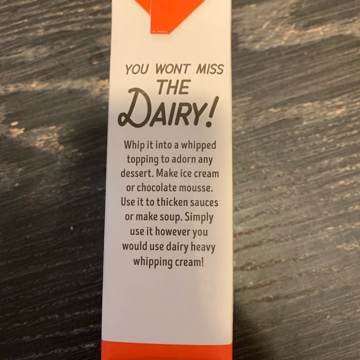 photo of Trader Joe's vegan heavy whipping cream shared by @friendlyvegan on  04 Jan 2024 - review