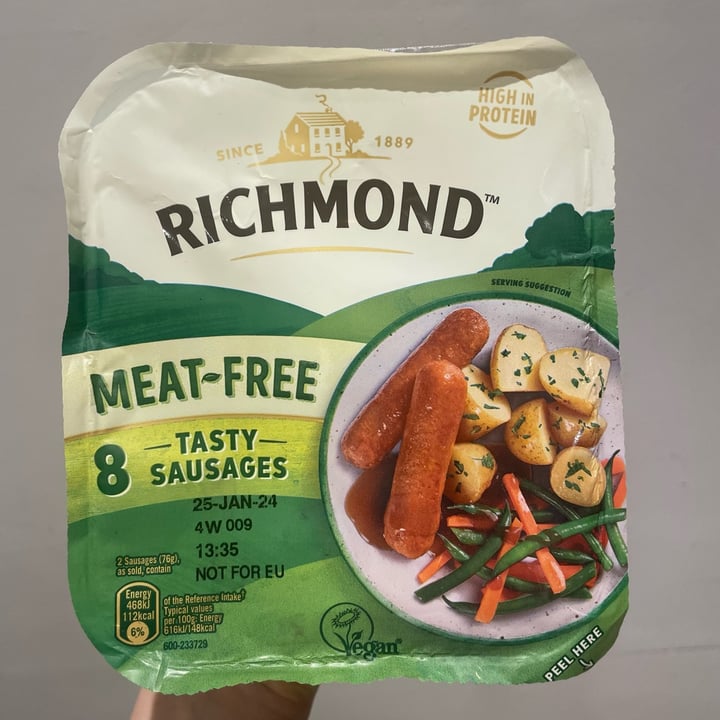 Richmond Richmond Meat Free Sausages Review abillion