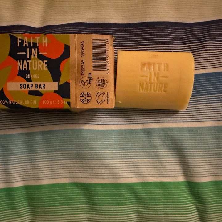 photo of Faith In Nature Orange Soap shared by @gillhibbitt on  13 Nov 2024 - review