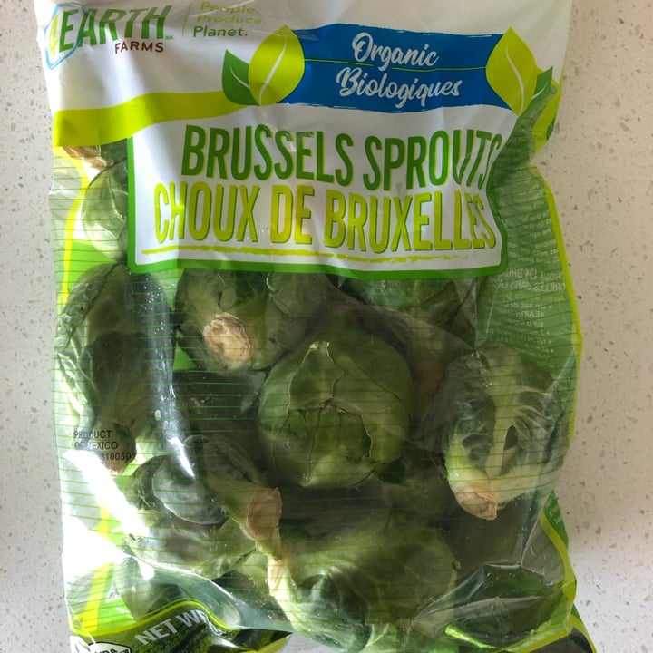 photo of Earth farms Organic Brussels sprouts shared by @sueprozak on  08 Apr 2024 - review