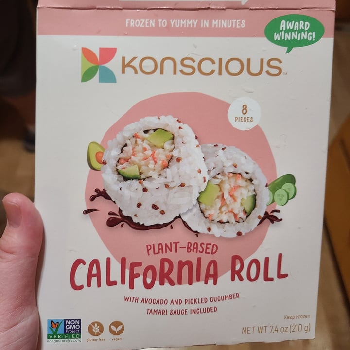 photo of Konscious Plant Based California Roll shared by @sofihuasteca on  20 Oct 2023 - review