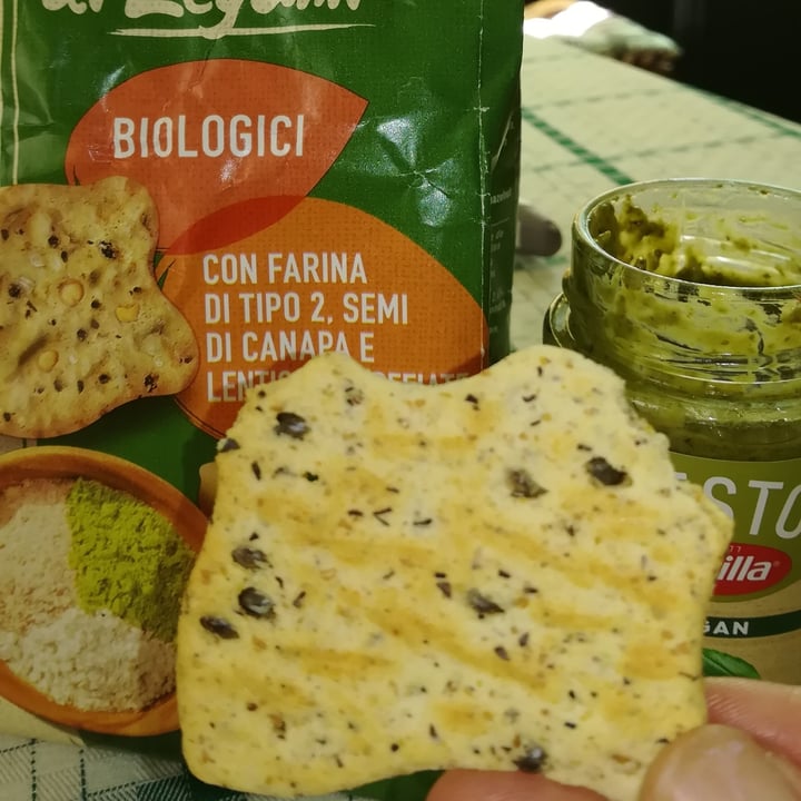 photo of Galbusera buon per tutti biologico con farine di legumi (cracker) shared by @roberta48 on  26 Sep 2023 - review