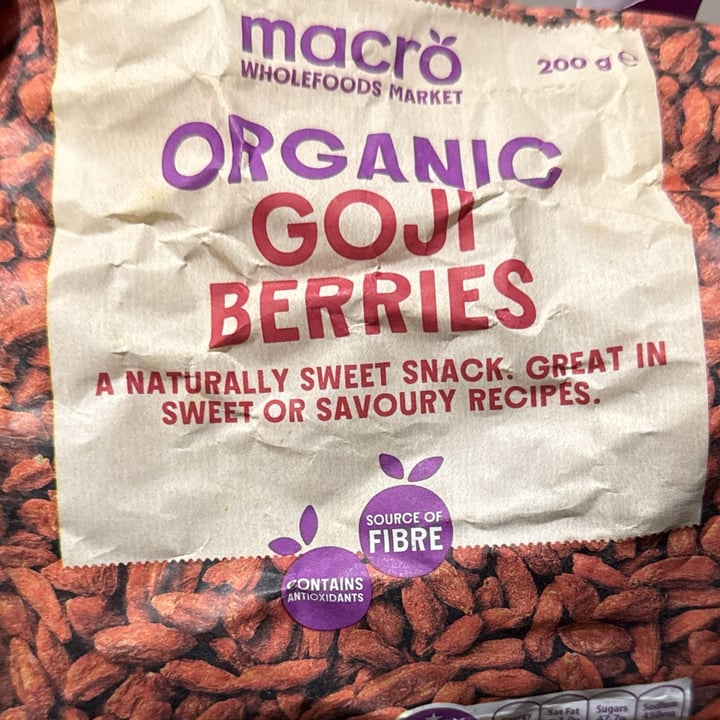 photo of Macro Wholefoods Market Goji Berries Certified Organic shared by @cheuk on  09 Oct 2025 - review