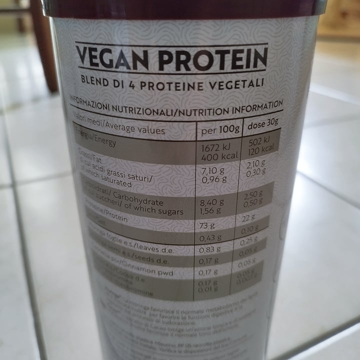 photo of Wildfarm superfood proteine vegetali cacao e moringa shared by @lauraemarco on  07 Apr 2024 - review
