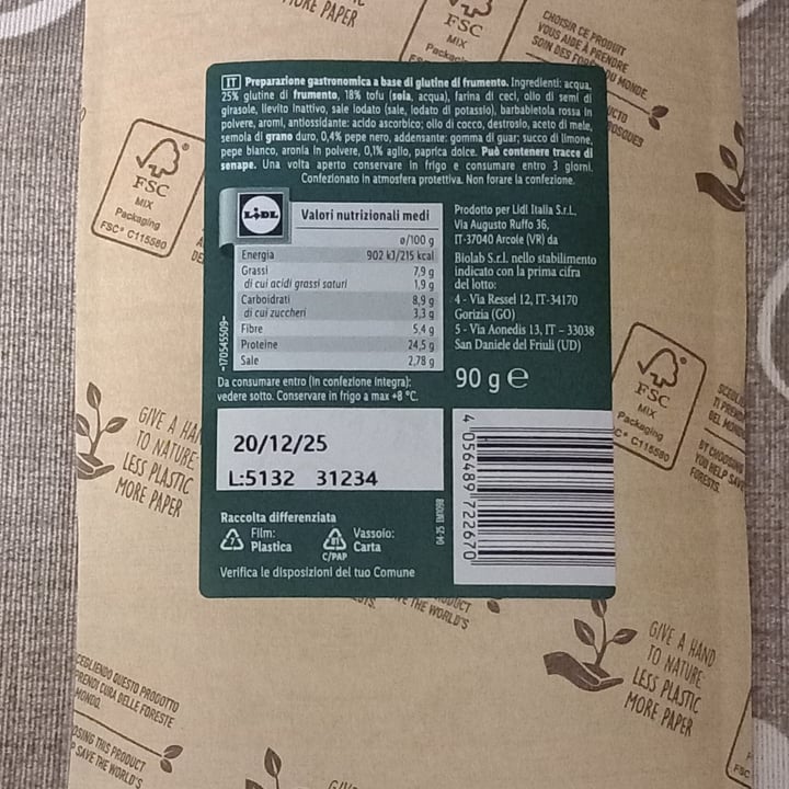 photo of Vemondo Affettato Vegetale Gusto Salame shared by @sputnjk on  24 Sep 2025 - review