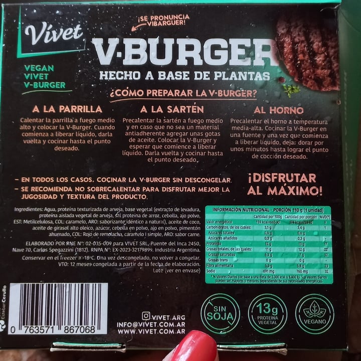 photo of Vívet V-Burger shared by @gisegigi on  11 Sep 2024 - review