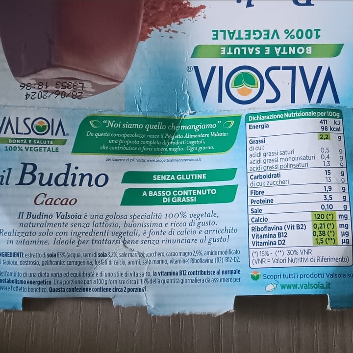 photo of Valsoia Budino al cioccolato shared by @nicole91 on  10 Feb 2024 - review