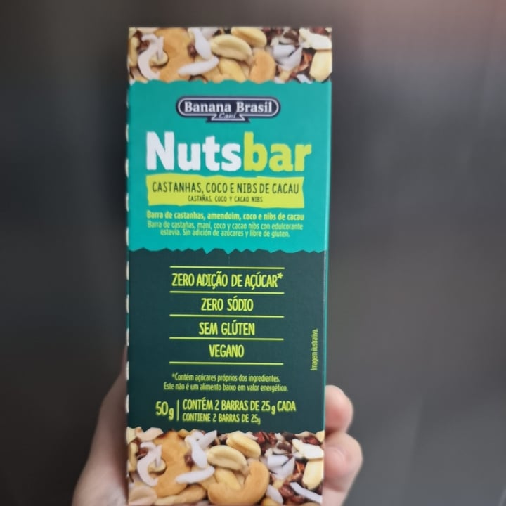 photo of Nuts Bar Castanhas, Coco E Nibs De Cacau shared by @bgodines on  03 Apr 2025 - review