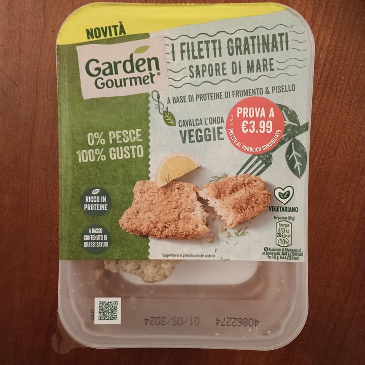 photo of Garden Gourmet i filetti gratinati sapore di mare shared by @themaxxd on  12 Apr 2024 - review
