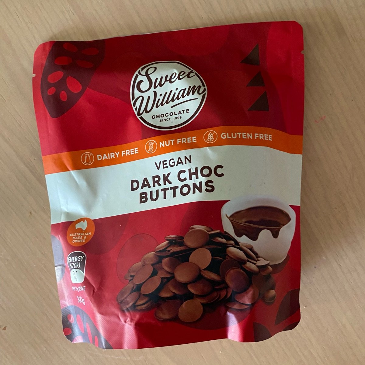 Sweet William Vegan Dark Choc Buttons Reviews abillion