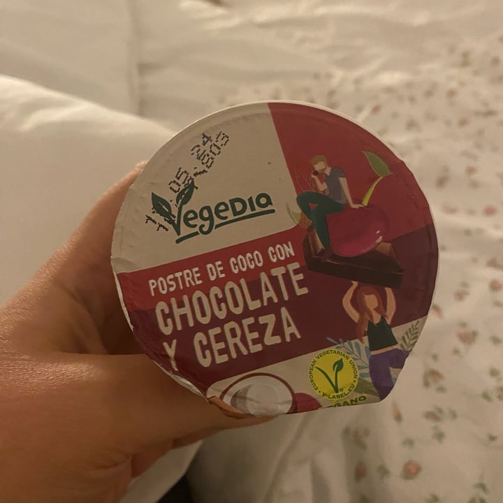 photo of Vegedia Postre de chocolate Y Cereza shared by @federicabillero on  15 Apr 2024 - review