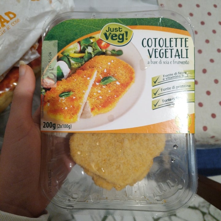 photo of Just Veg (ALDI España) Cotolette di soia shared by @vick16 on  28 Jan 2024 - review