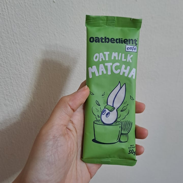 photo of Oatbedient Oat Milk Matcha shared by @wonderwombat on  04 May 2024 - review