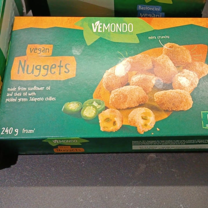 photo of Vemondo nuggets with pickled green jalapeno chillies shared by @danidea on  03 Jan 2024 - review