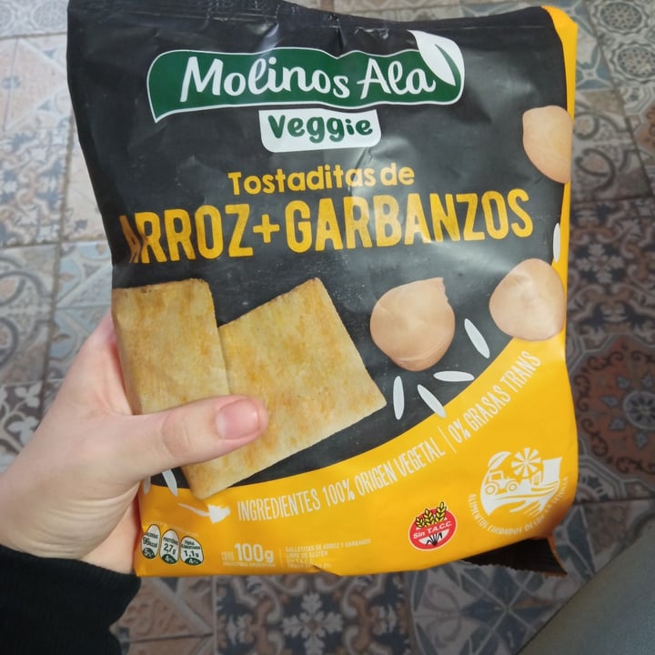 photo of Molinos Ala Tostadas de Arroz & Garbanzos shared by @opheliabymillais on  22 Sep 2023 - review