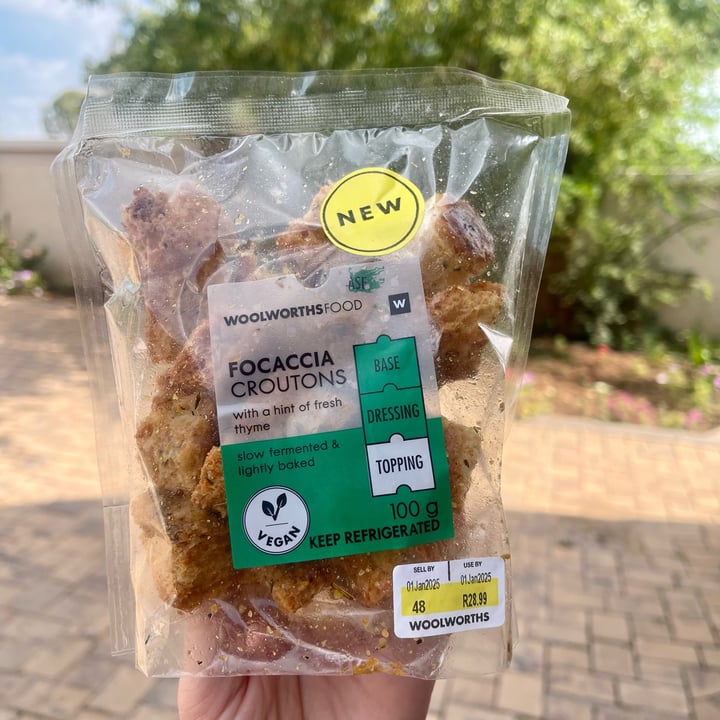 photo of Woolworths Food Focaccia Croutons shared by @jeanne-marie on  22 Mar 2025 - review
