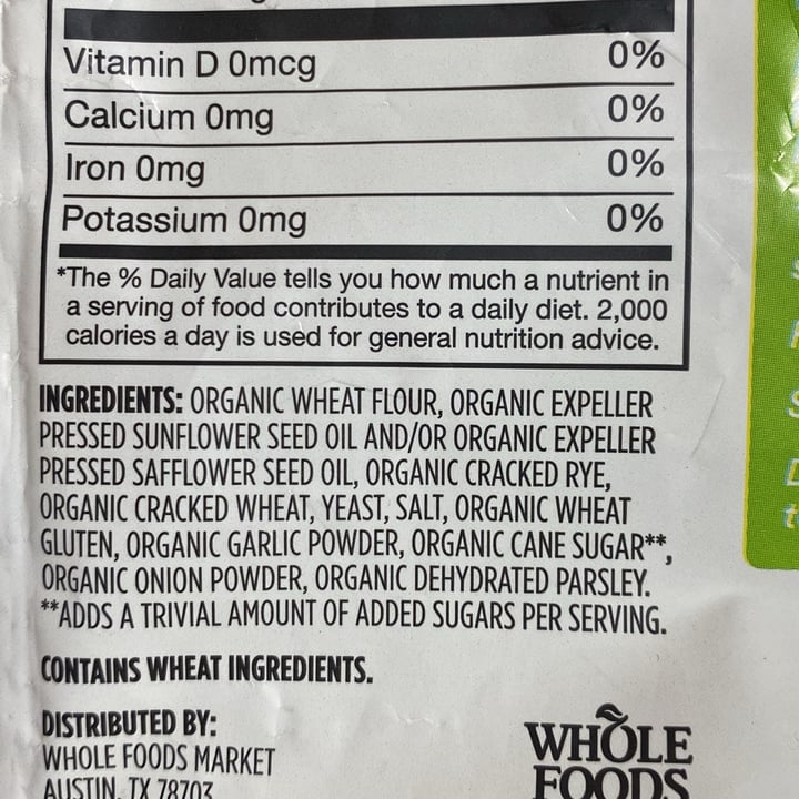 photo of 365 Whole Foods Market Organic seasoned croutons shared by @ivyridgevegan on  11 Dec 2023 - review