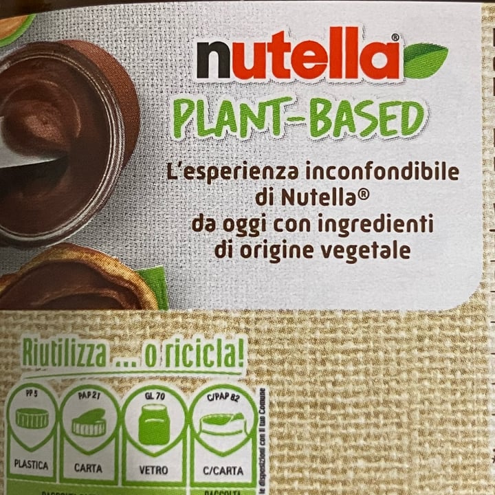photo of Ferrero nutella Plant Based shared by @giulz on  09 Feb 2025 - review