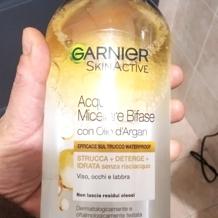 photo of Garnier Acqua micellare bifase con olio d'argan shared by @veggylove on  27 Nov 2024 - review