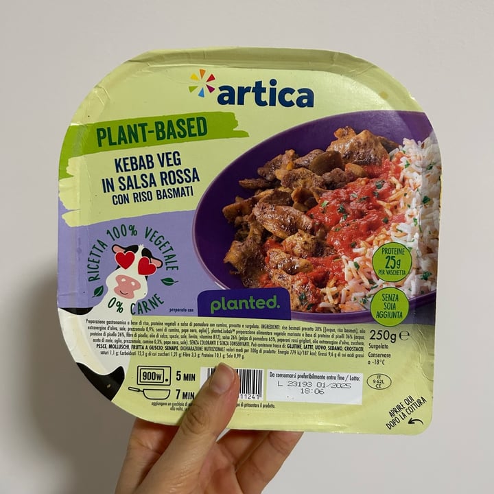 photo of Artica Kebab Veg in Salsa Rossa shared by @poddamon on  26 Mar 2024 - review