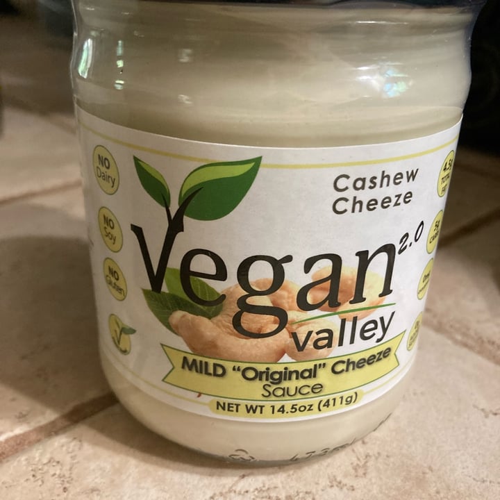 photo of Vegan Valley Mild “original” Cashew Cheese Sauce shared by @charityslade19 on  22 Feb 2024 - review