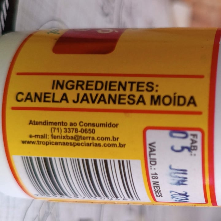 photo of Canela em pó tropicana Canela em Pó Tropicana shared by @tgargur on  05 Feb 2025 - review