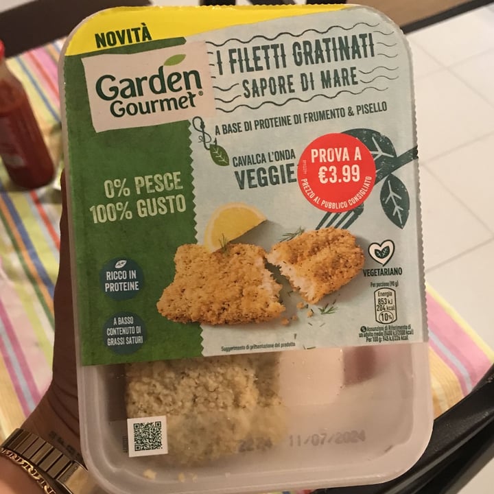photo of Garden gourmet Filetti Gratinati gusto pesce shared by @claudia77 on  26 Jun 2024 - review