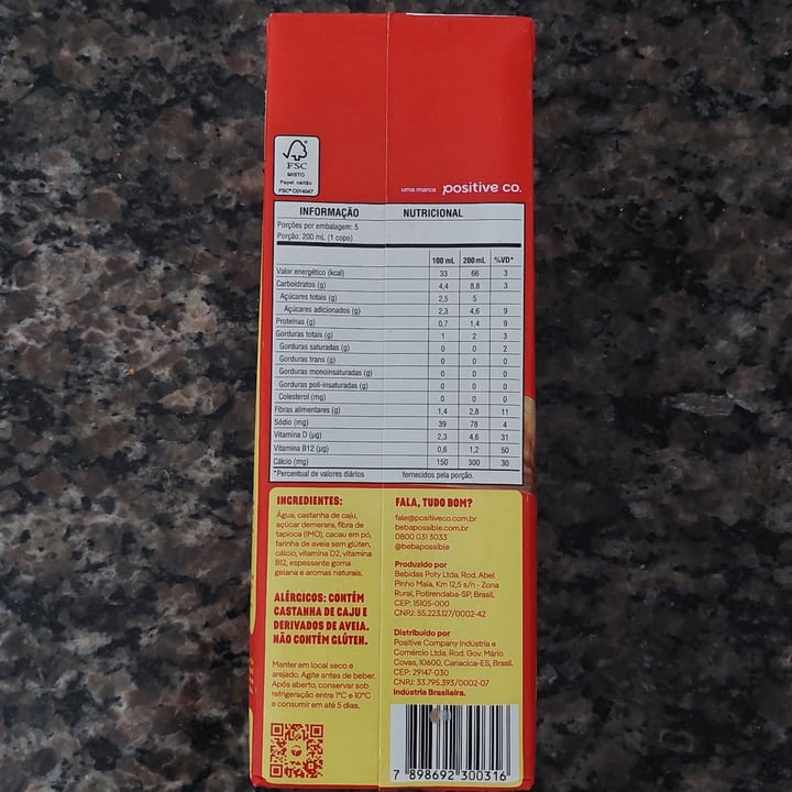 photo of Positive brands Possible Chocolate shared by @jcasati on  09 Oct 2025 - review