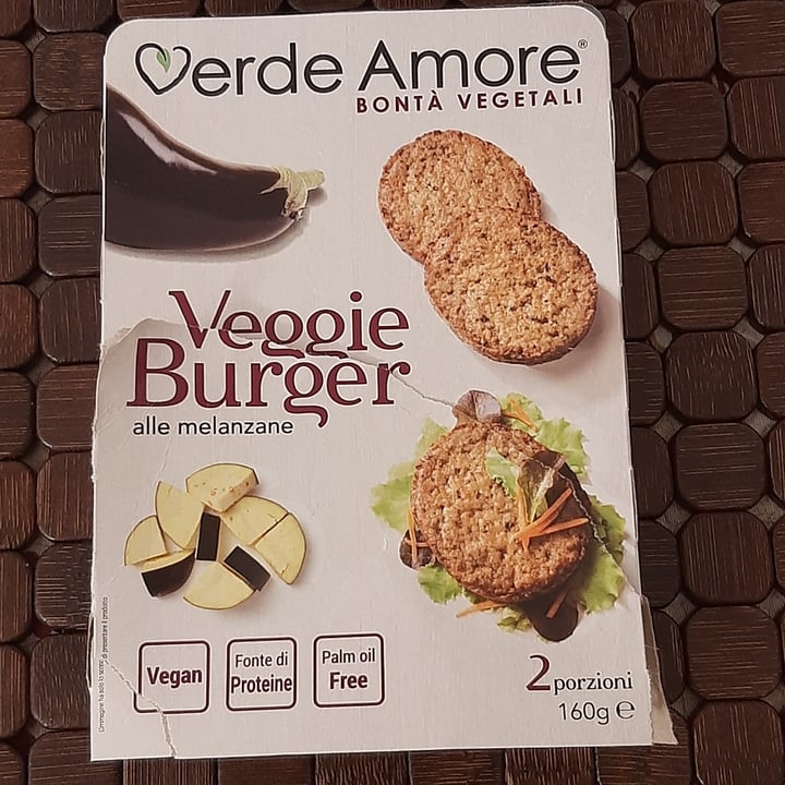 photo of Verde Amore Veggie Burger alle melanzane shared by @asioflammeus on  20 Dec 2023 - review