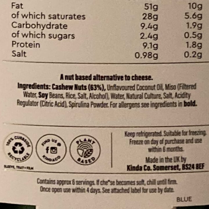 photo of Kinda Co. Spirulina Blue shared by @verypotato on  25 Jan 2025 - review