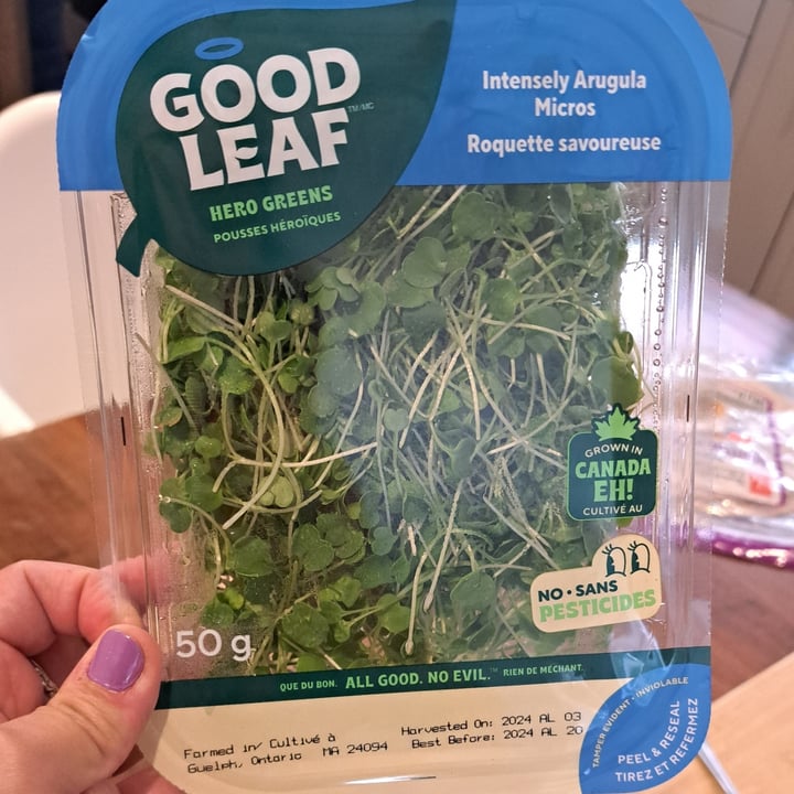 photo of The ferme good leaf Intensely Arugula Micros shared by @svraphael88 on  14 Apr 2024 - review