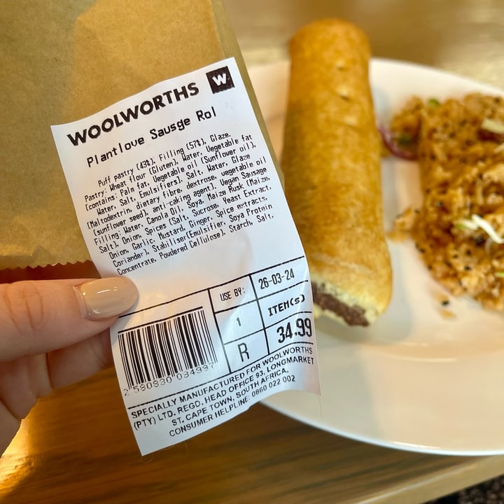 photo of Woolworths Food Plantlove sausage roll shared by @jeanne-marie on  05 Apr 2024 - review
