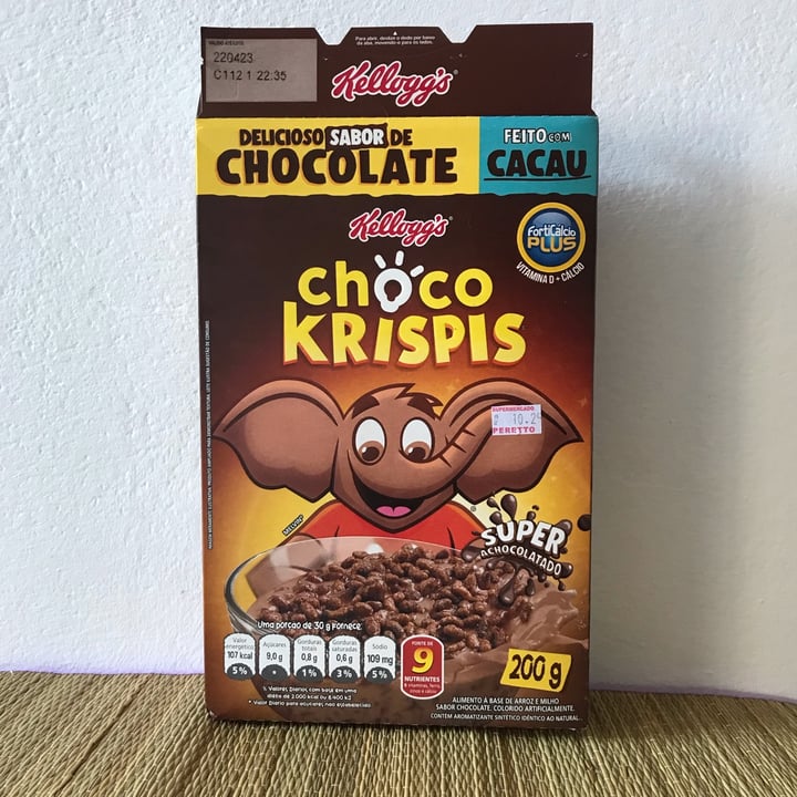 photo of Kellogg's choco krispis shared by @andrielicikoski on  07 Oct 2023 - review
