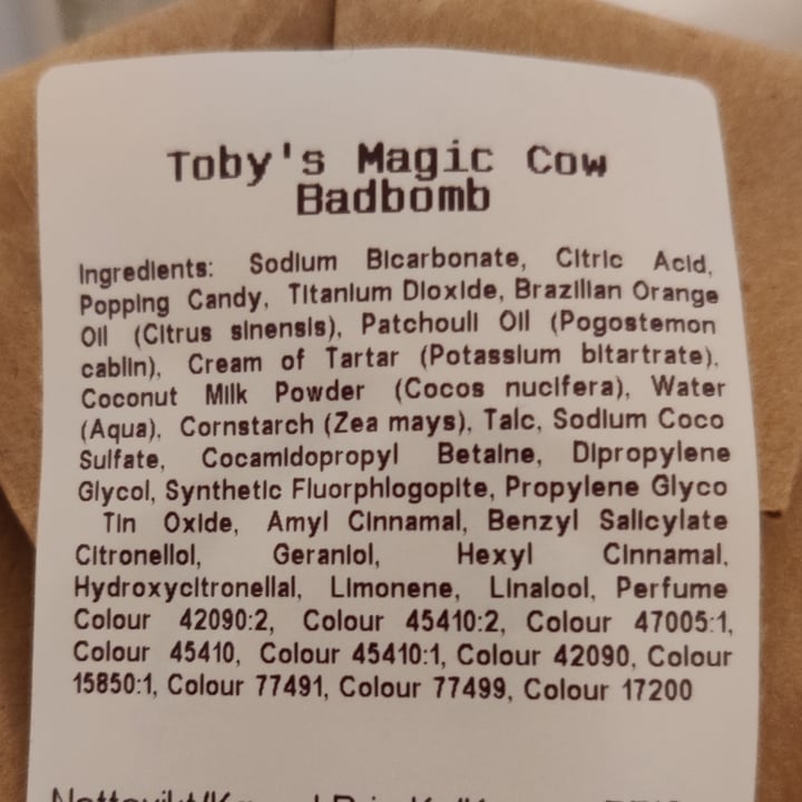 photo of Lush Toby's magic cow bath bomb shared by @enkelvegan on  18 Apr 2024 - review