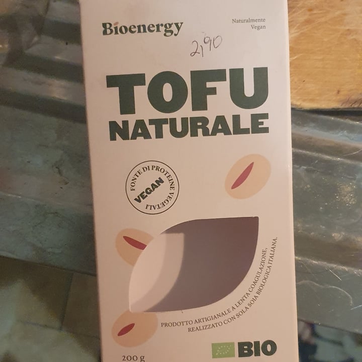 photo of bioenergy Tofu naturale shared by @francescarest on  14 Mar 2024 - review