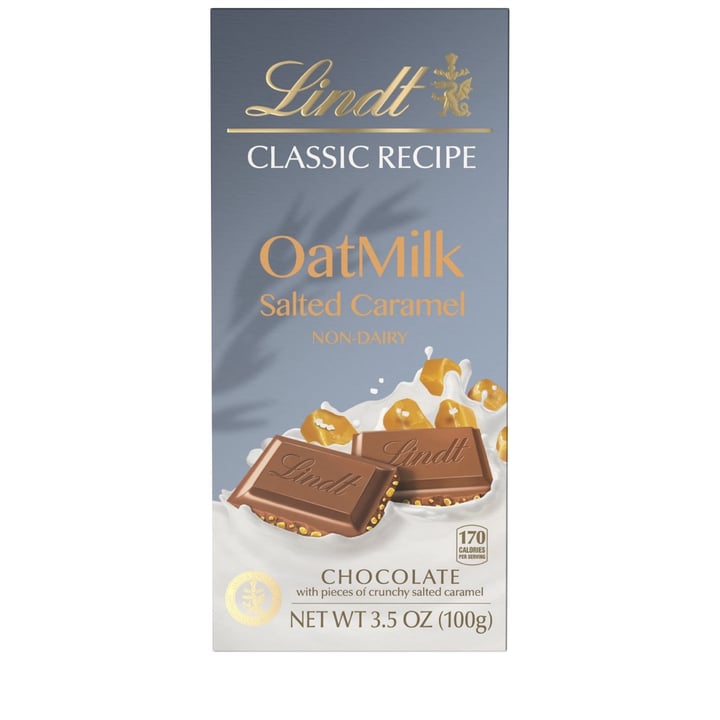 photo of Lindt Lindt Classic Recipe Oat Milk Salted Caramel Bar shared by @danichan009 on  29 Dec 2023 - review