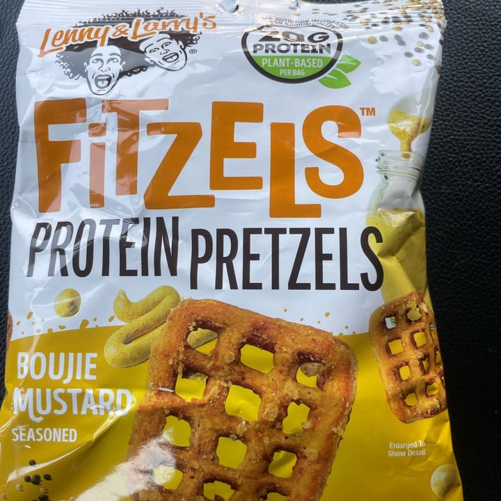 photo of Lenny & Larry’s Fitzels Protein Pretzels - Boujie Mustard shared by @thevagrantvegan on  26 Aug 2025 - review