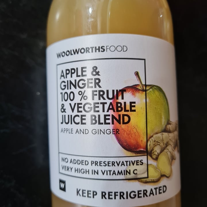 photo of Woolworths Food apple & ginger Fruit And Vegetable Blend shared by @veronicagroen on  25 Sep 2024 - review