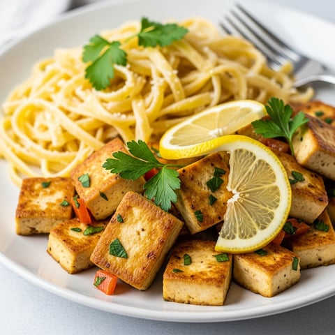 Quick & Zesty Vegan Tofu Piccata: Your Easy Summery Meal