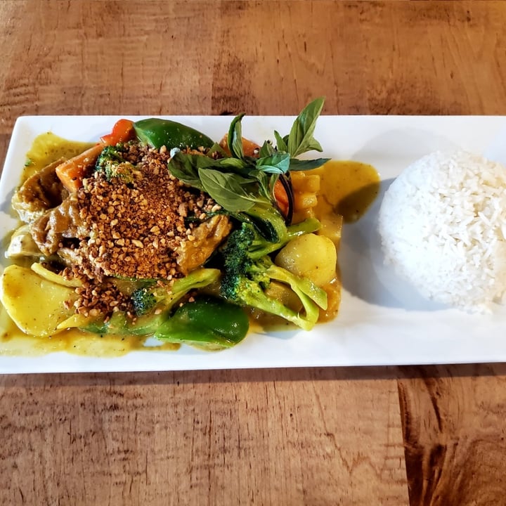 photo of Red Papaya Thai and Grill Yellow Curry - Vegetarian shared by @whatacuriousnotion on  11 Apr 2024 - review