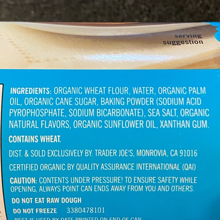 photo of Trader Joe's organic biscuits shared by @sandrews on  05 Nov 2023 - review